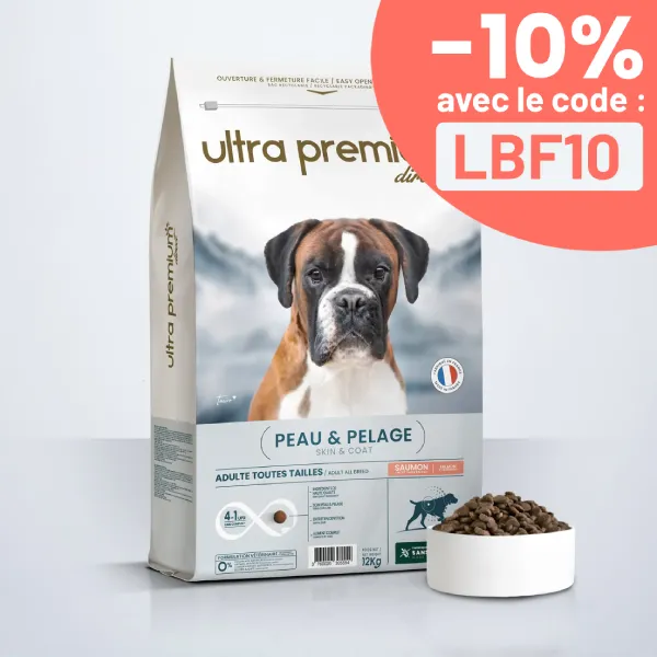 Croquettes peau & pelage chien toutes tailles au saumon - Care