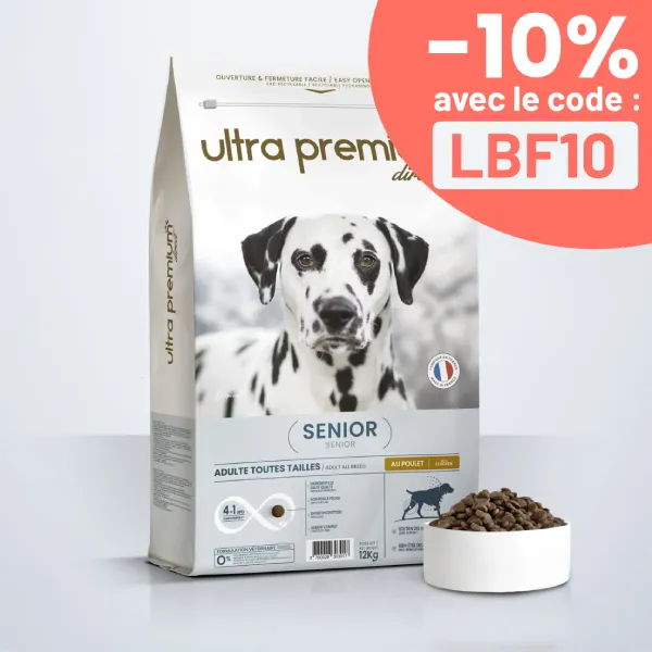 Croquettes pour Chien Senior +7ans de toutes tailles au poulet - Care