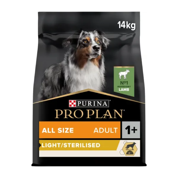 PRO PLAN All Sizes Adult Light _ Sterilised à l'agneau pour chien